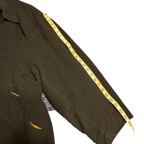 Vintage Savoy Taylor’s Guild Wool Blend Double Layered Men’s Peacoat Size Large - Picture 14 of 15